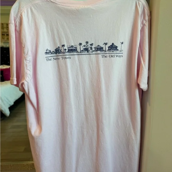 Comfort Colors Light Pink Crewneck Tee - Picture 4 of 5